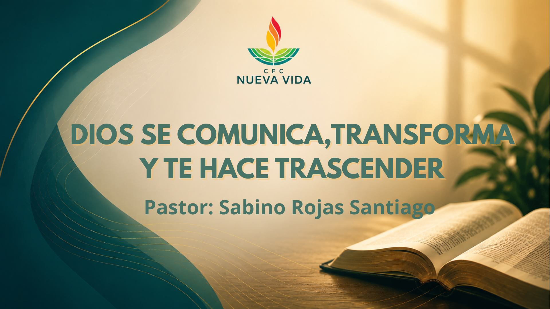 DIOS SE COMUNICA, TRANSFORMA Y TE HACE TRASCENDER